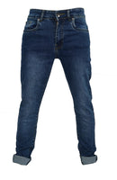 Boys Skinny Jeans Stretch Slim Classic Blue Wash  Ages 7 to 15