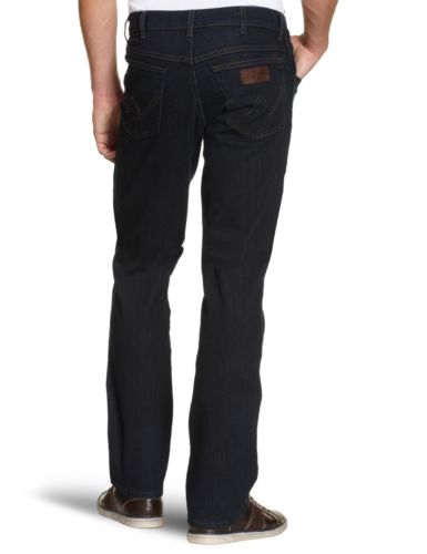 Wrangler Mens Texas Stretch Regular Fit Jeans Blue Black – Jean
