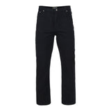 Mens Kam Jeans KBS150-06 Regular Fit Jeans Black Size 40 To 60