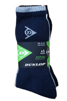Mens Dunlop Sport Socks Fully Cushioned Sport Socks 5 Pack Size 6-11