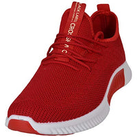 Crosshatch Mens Rideout Lightweight Trainers Red
